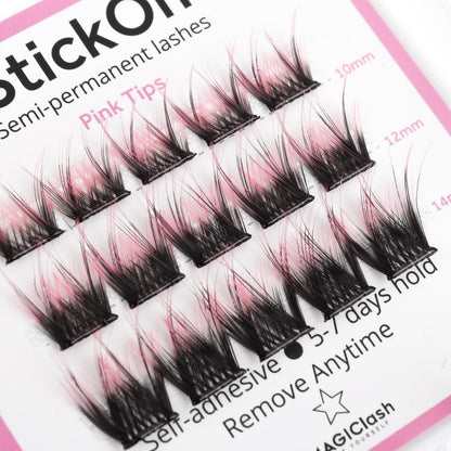 STICK ON Pink Tips